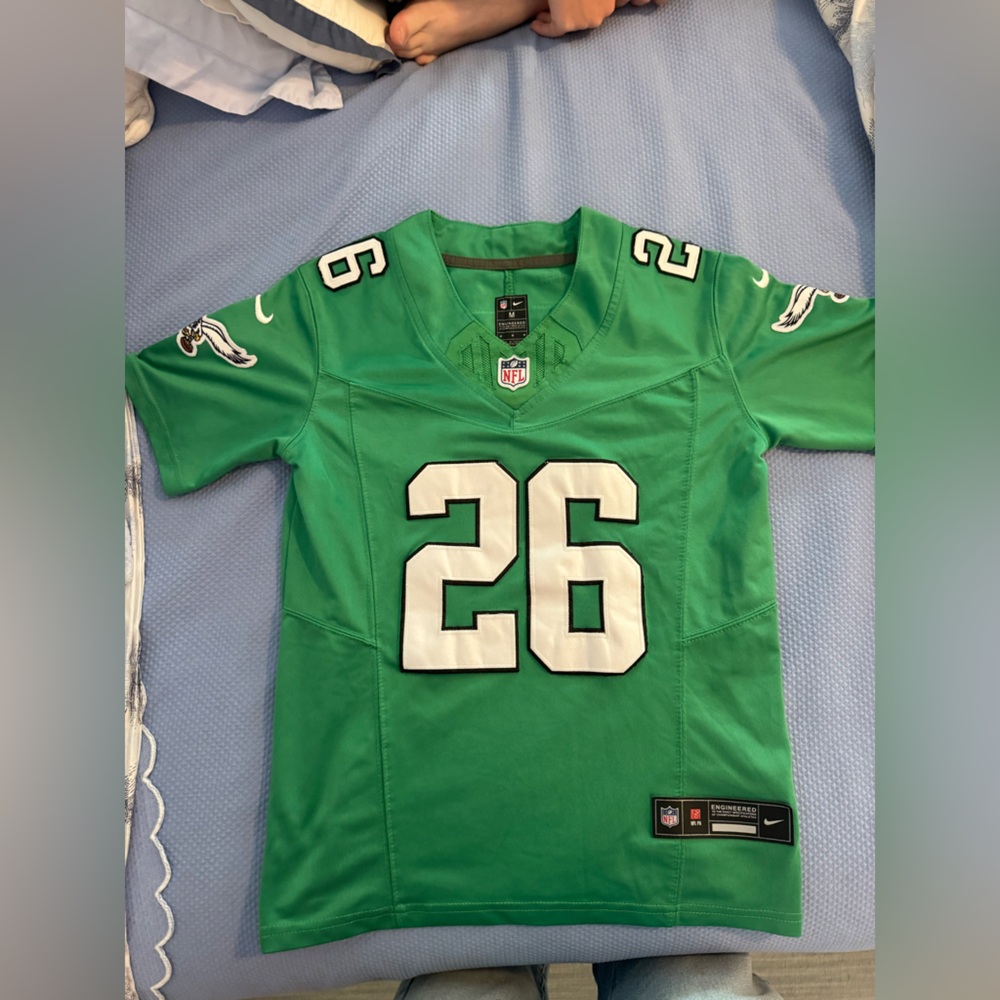 Nike Kids Green Eagles Jersey Saquon Barkley